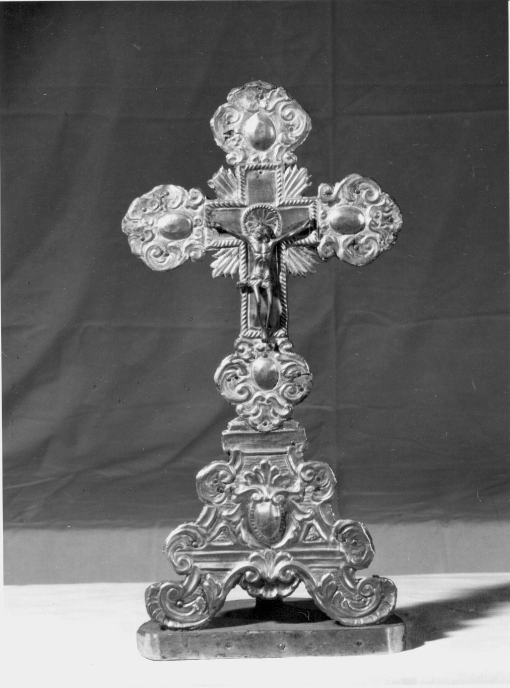 croce d'altare, opera isolata - bottega lombarda (fine sec. XVIII)