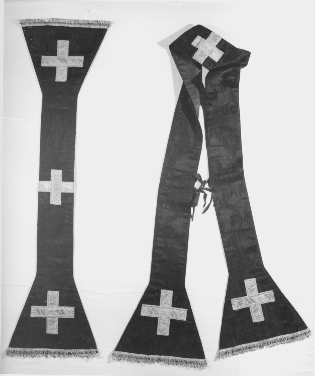 paramento liturgico, insieme - manifattura lombarda (prima metà sec. XIX)