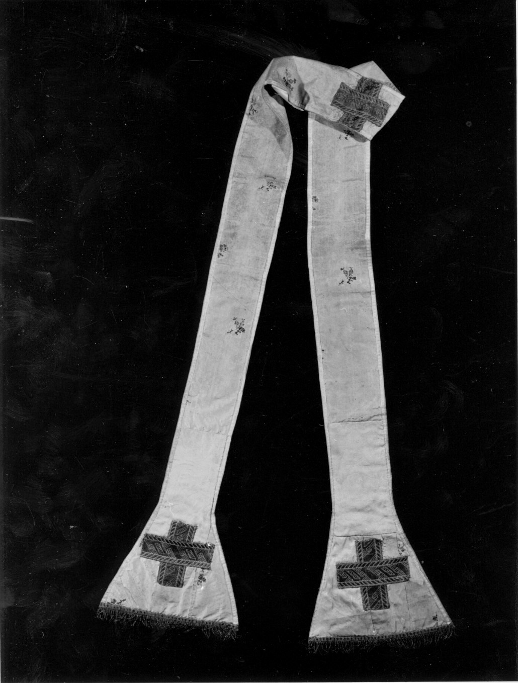 stola, opera isolata - manifattura lombarda (fine sec. XVIII)