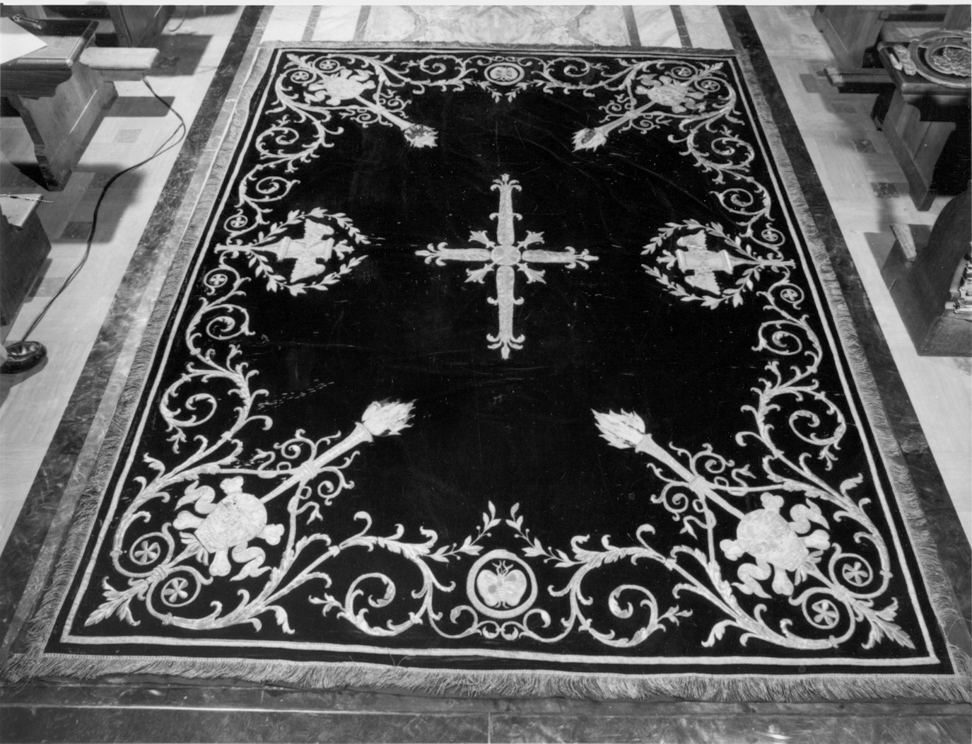 coltre funebre, opera isolata - manifattura lombarda (inizio sec. XIX)