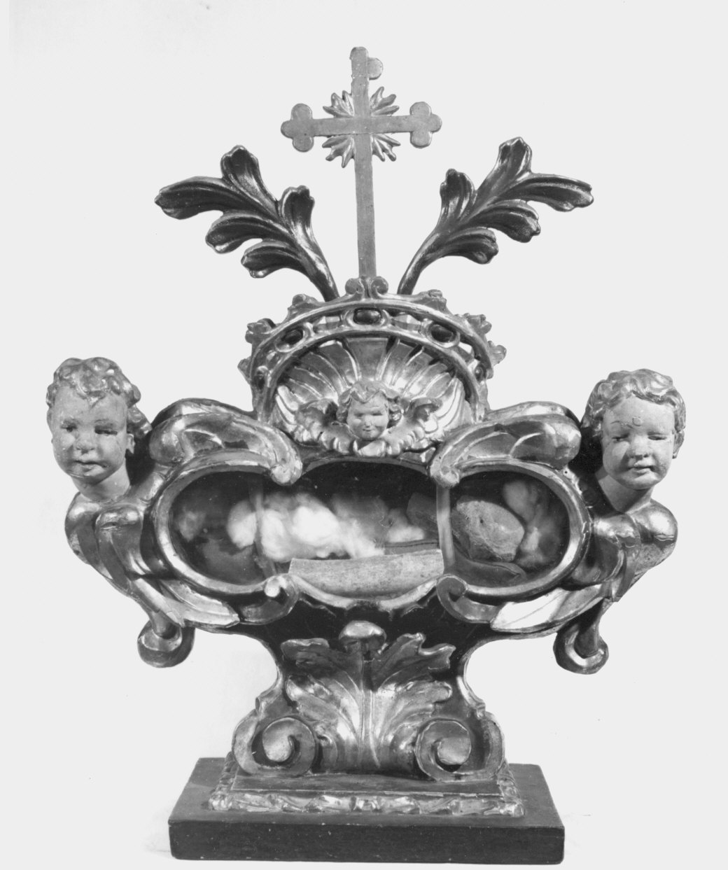 reliquiario, coppia - bottega lombarda (fine sec. XVII)