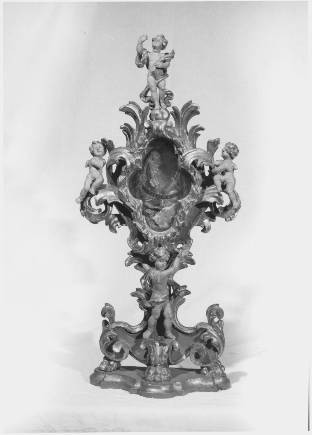 reliquiario - a ostensorio, coppia - bottega lombarda (sec. XVIII)