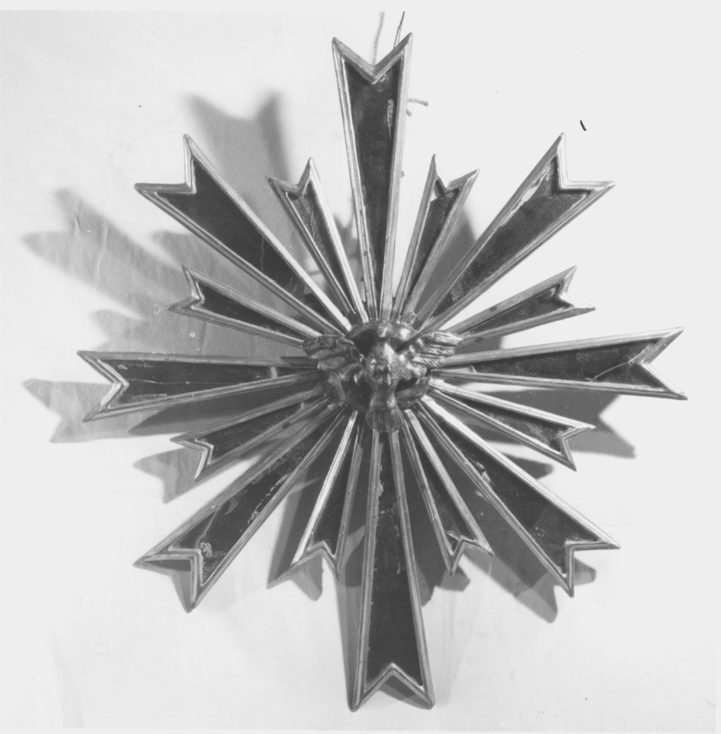 raggiera, opera isolata - bottega lombarda (prima metà sec. XVIII)