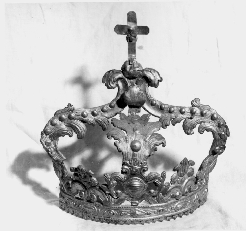 corona pensile, opera isolata - bottega lombarda (sec. XVIII)