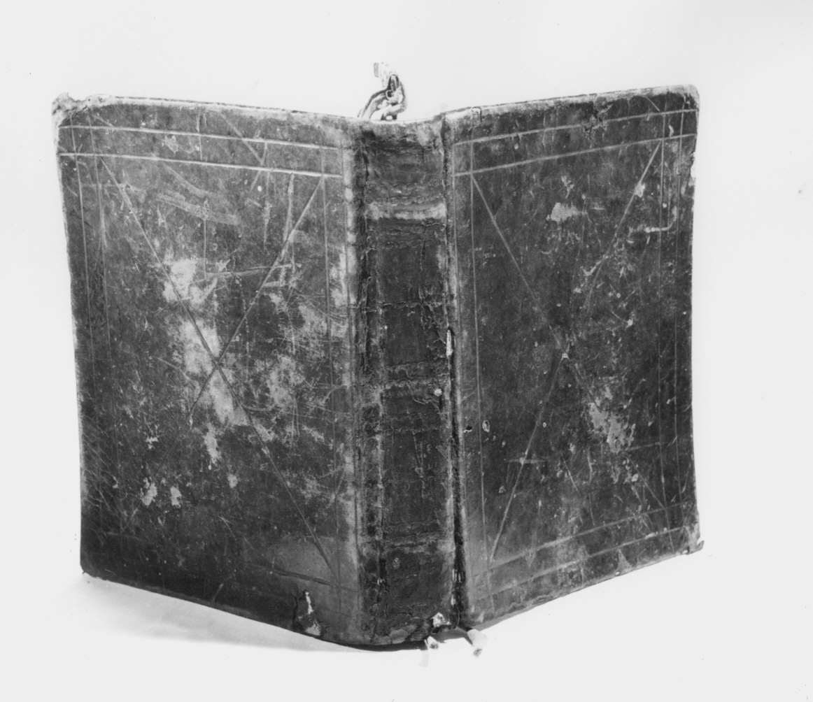 coperta di libro, opera isolata - bottega italiana (sec. XIX)