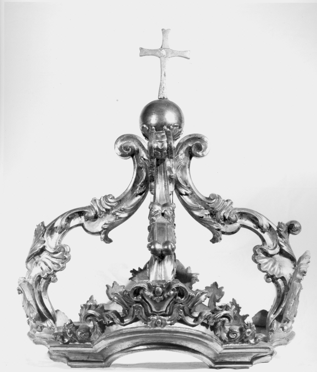 corona pensile, opera isolata - bottega lombarda (prima metà sec. XVIII)