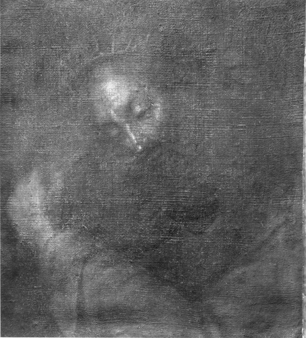 Cristo coronato di spine con la croce (dipinto, pendant) - ambito lombardo (sec. XVII)