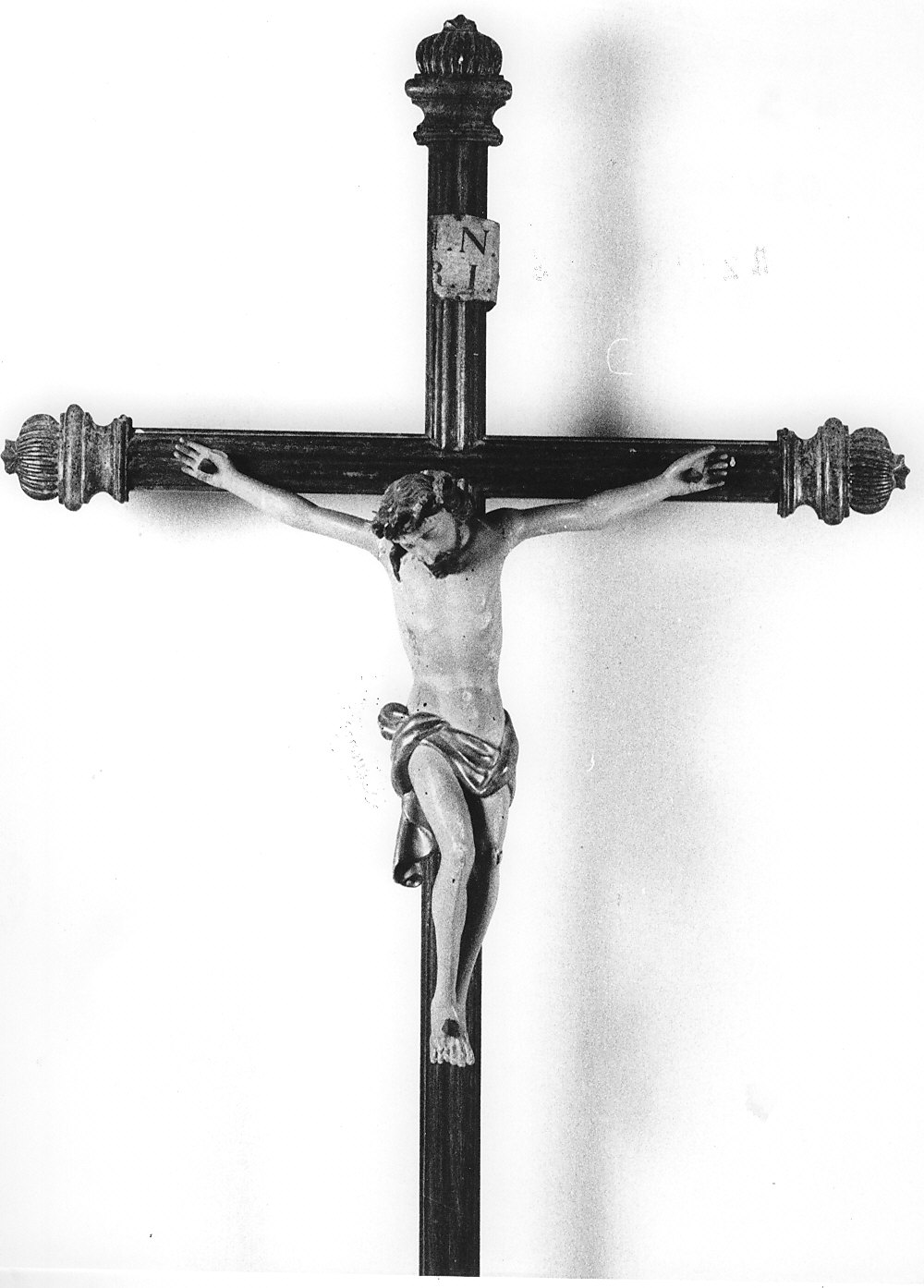 crocifisso, opera isolata - bottega lombarda (seconda metà sec. XVIII)