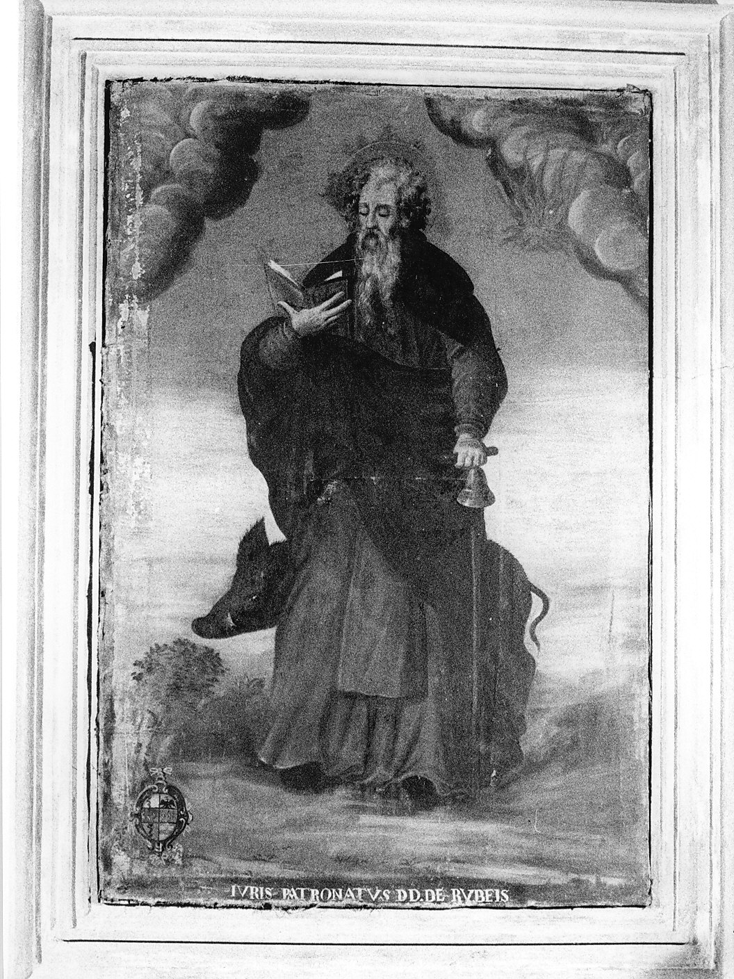 Sant'Antonio Abate (dipinto, opera isolata) - ambito pavese (seconda metà sec. XVII)