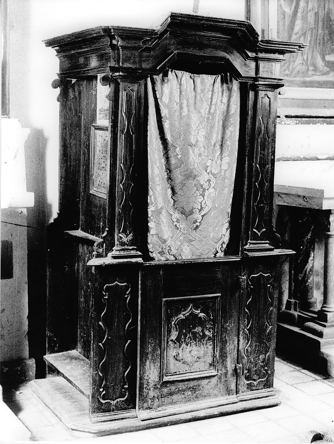 confessionale, opera isolata - bottega lombarda (sec. XIX)