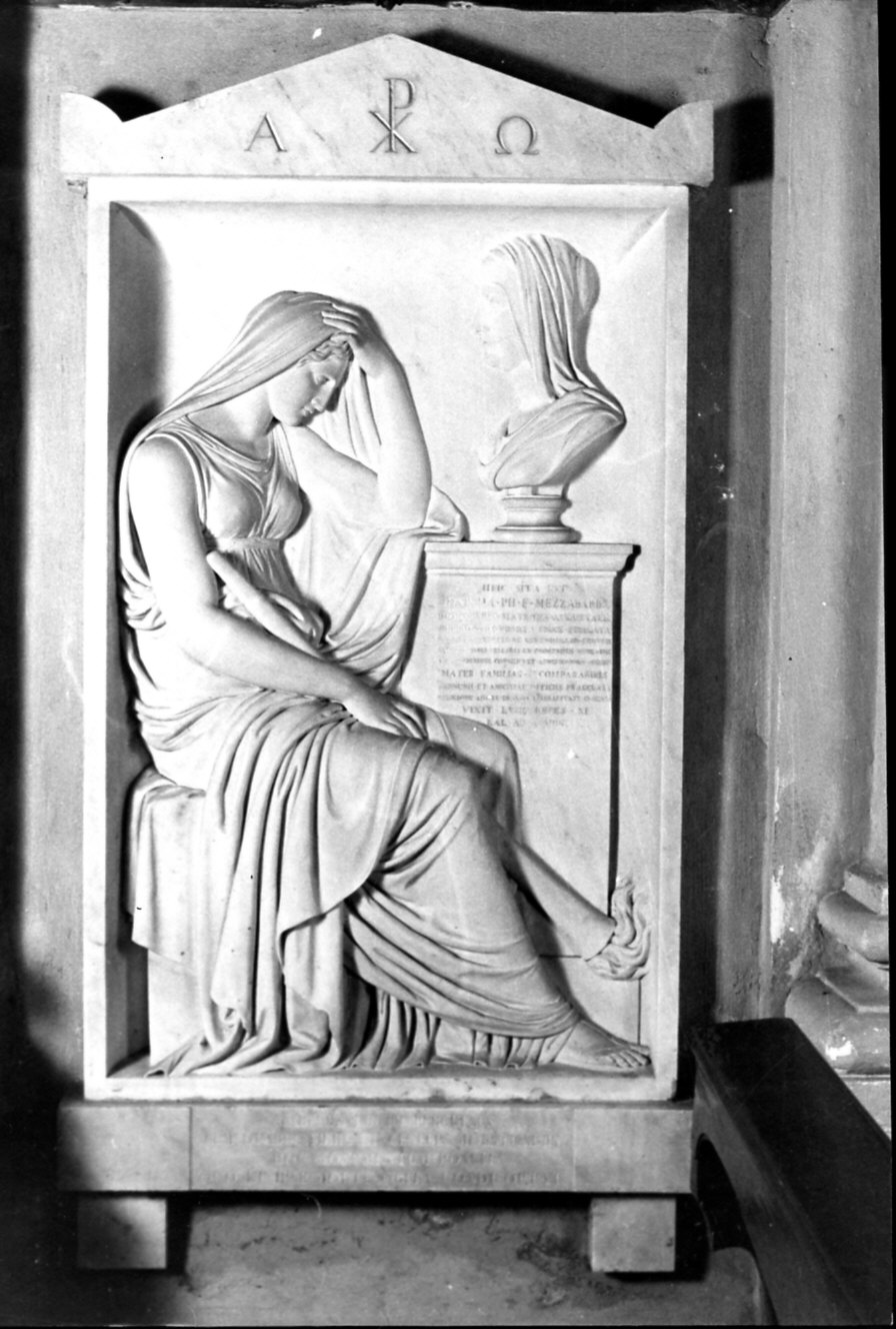 monumento funebre, opera isolata di Monti Gaetano Matteo (sec. XIX)