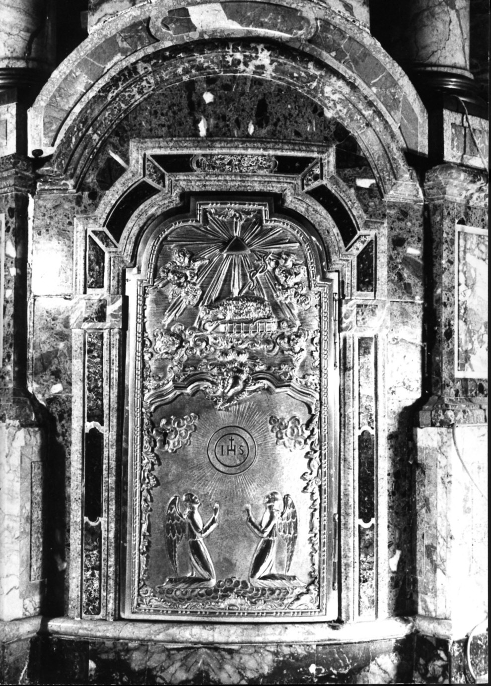 sportello di tabernacolo, opera isolata - bottega lombarda (sec. XVIII)