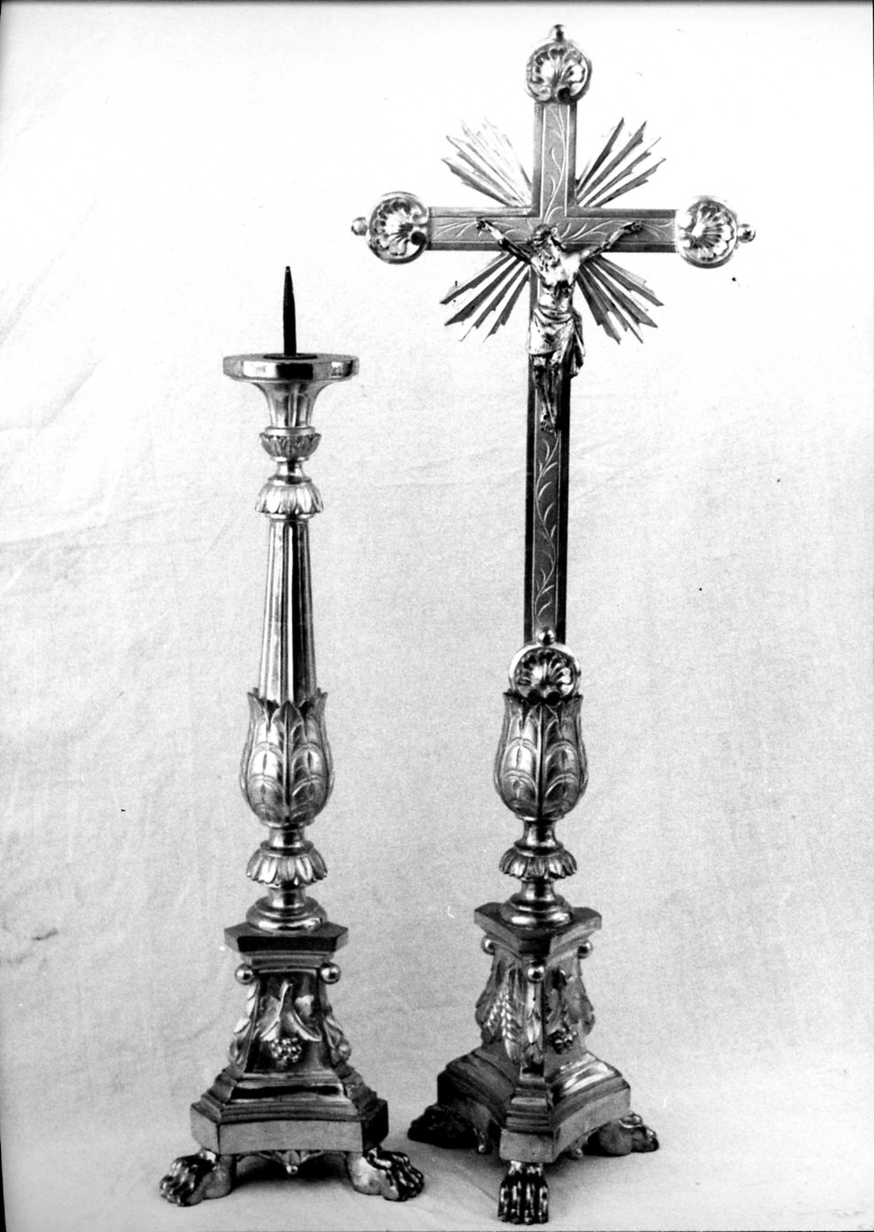 servizio d'altare, insieme - bottega italiana (sec. XIX)