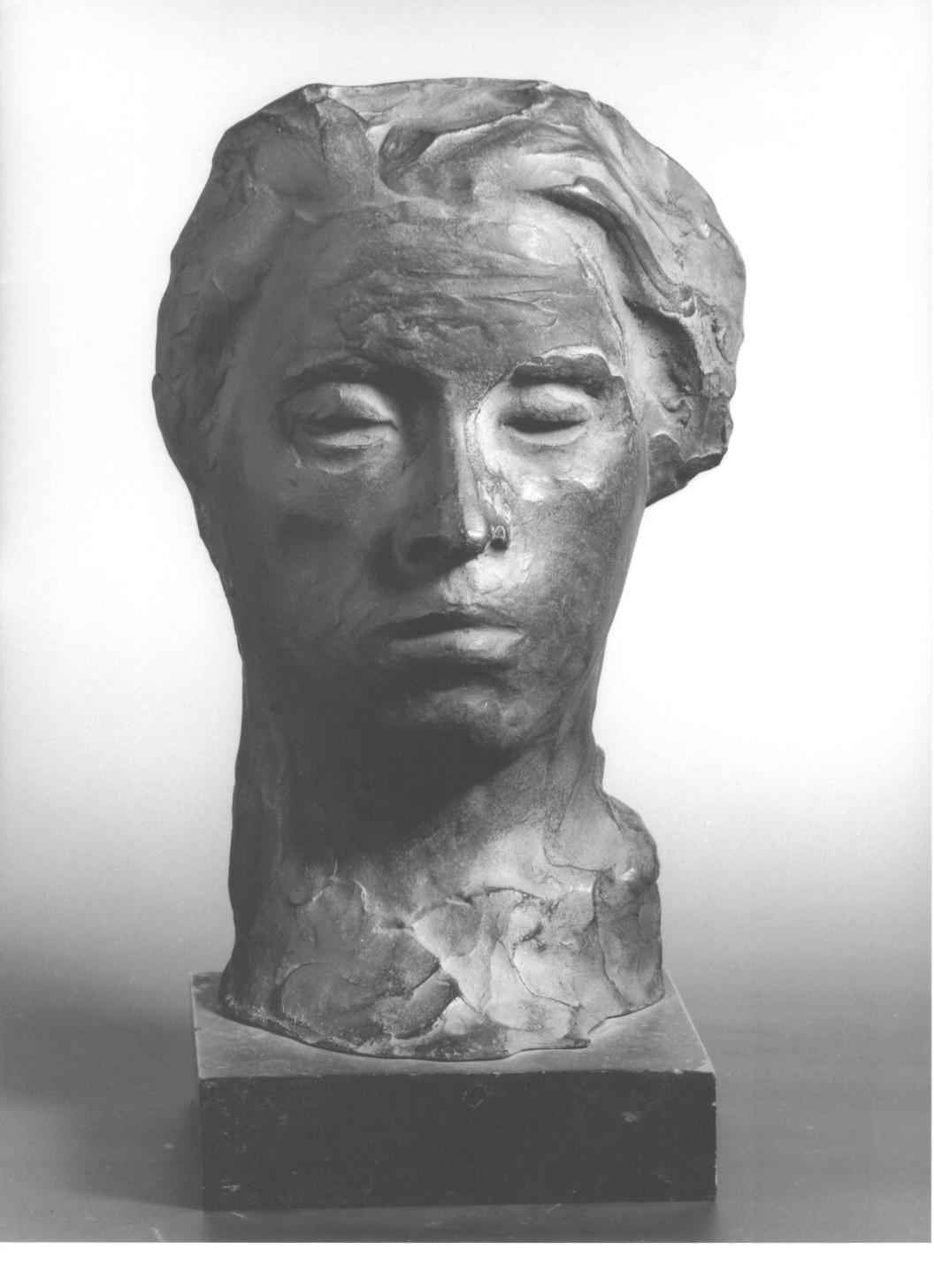 Popolana, Testa femminile (scultura, opera isolata) di Cassolo Bracchi Regina (attribuito) (sec. XX)