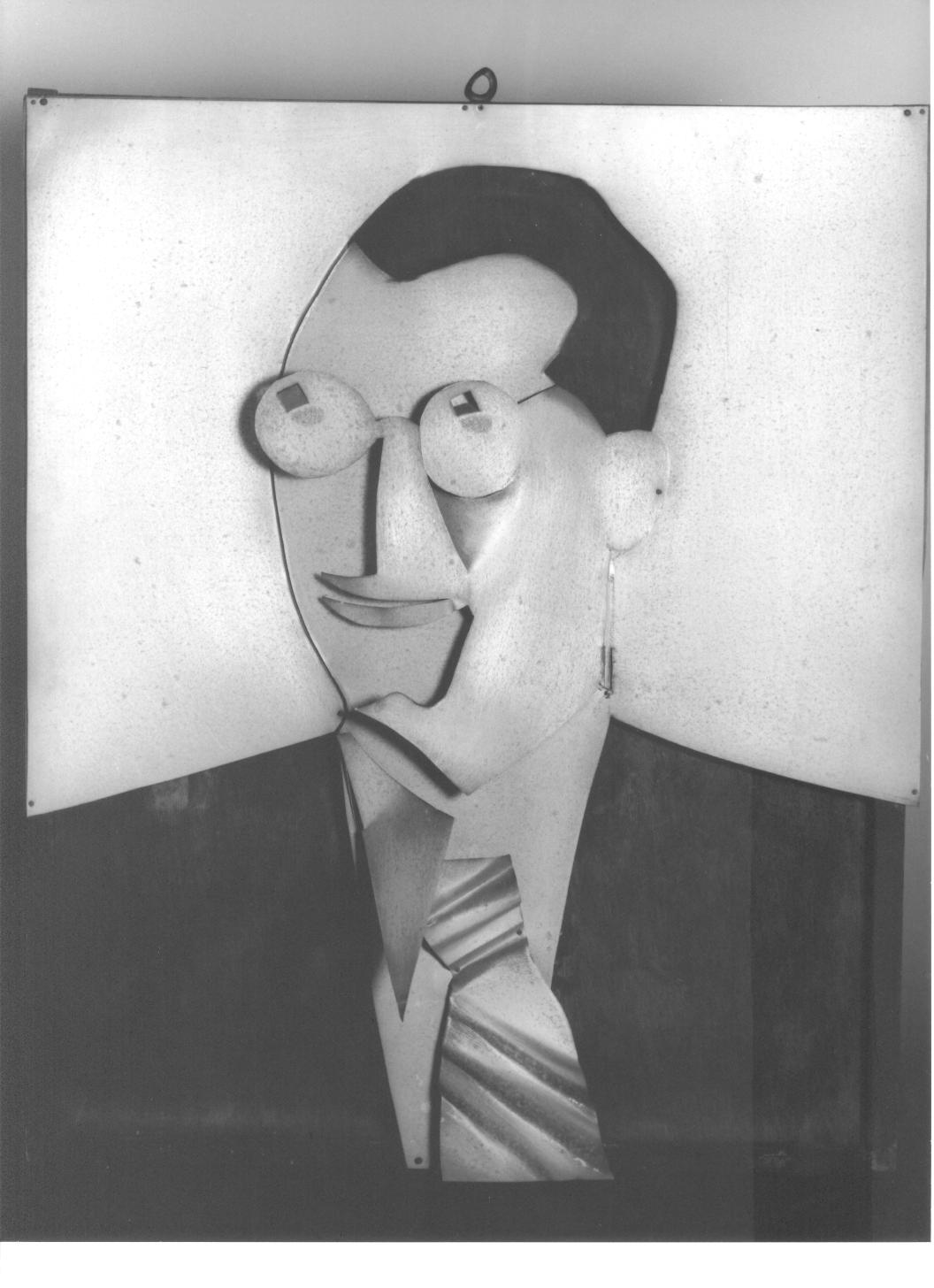 Ritratto d'uomo (scultura, opera isolata) di Cassolo Bracchi Regina (attribuito) (sec. XX)