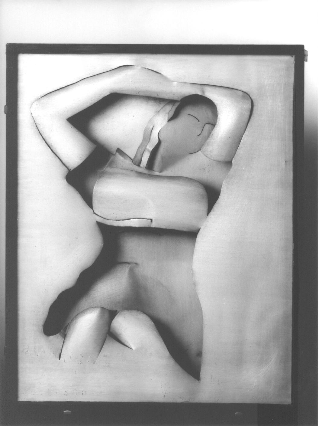 L'amante dell'aviatore, figura femminile (scultura, opera isolata) di Cassolo Bracchi Regina (attribuito) (sec. XX)