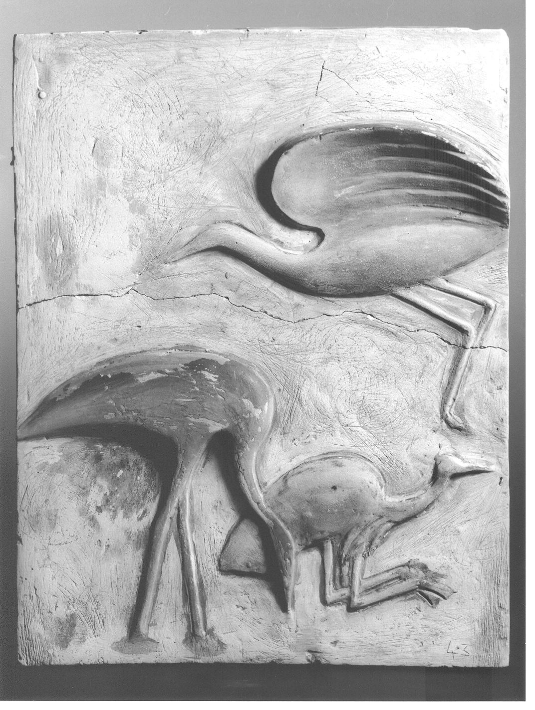 Aironi (rilievo, opera isolata) di Cassolo Bracchi Regina (attribuito) (sec. XX)