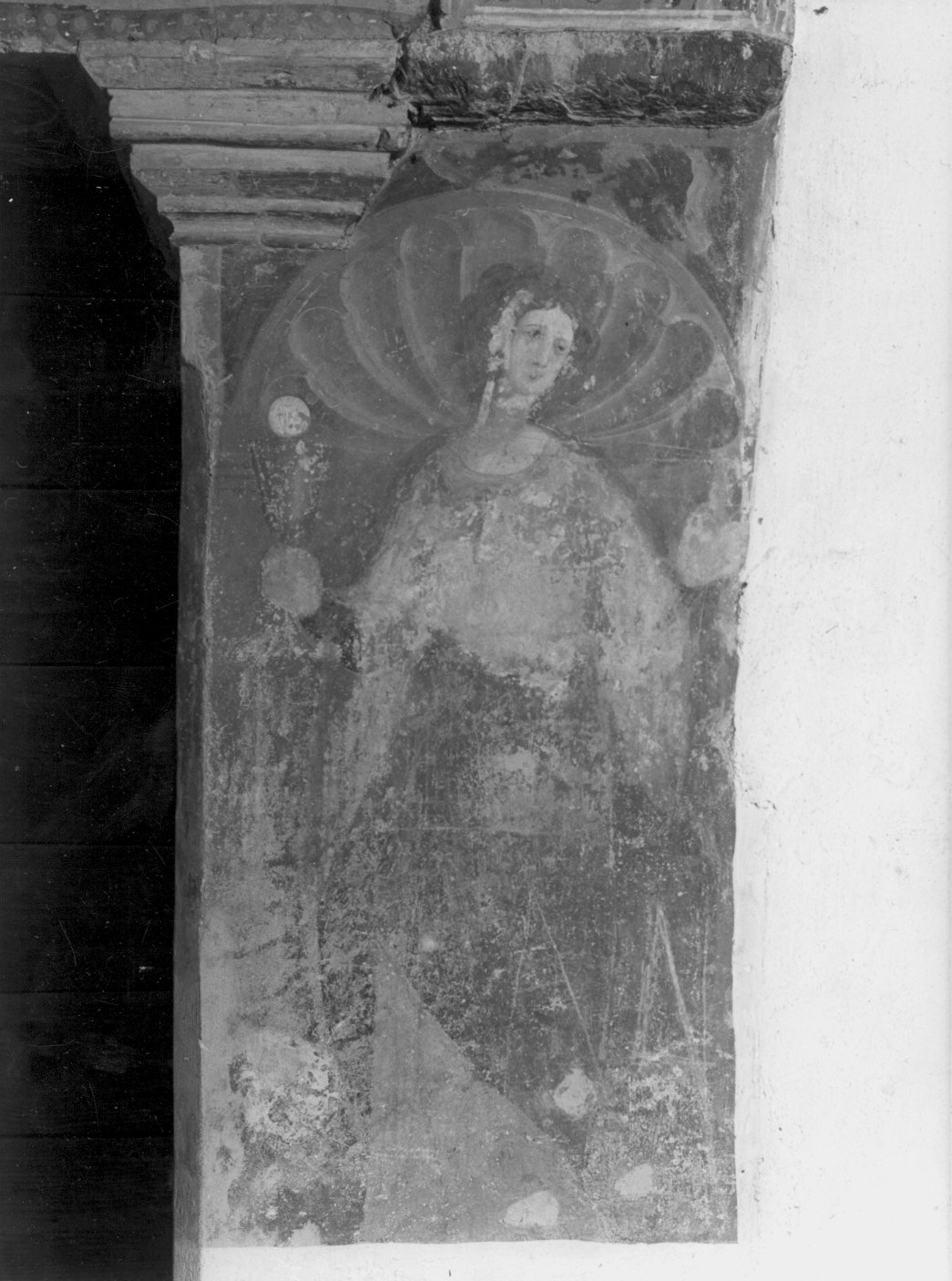 Fede (?) (dipinto murale, elemento d'insieme) di Pezzi Domenico (attribuito) (primo quarto sec. XVI)