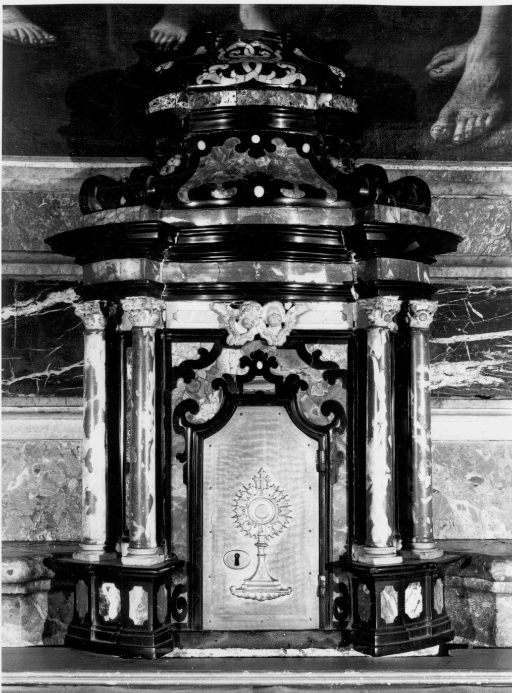 tabernacolo - bottega lombarda (fine sec. XVII)