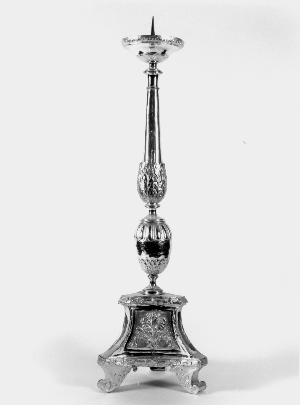 candeliere, serie - bottega lombarda (inizio sec. XIX)