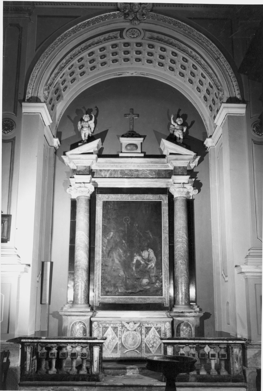 altare - bottega lombarda (fine/inizio sec. XVII, secc. XVIII/ XIX)