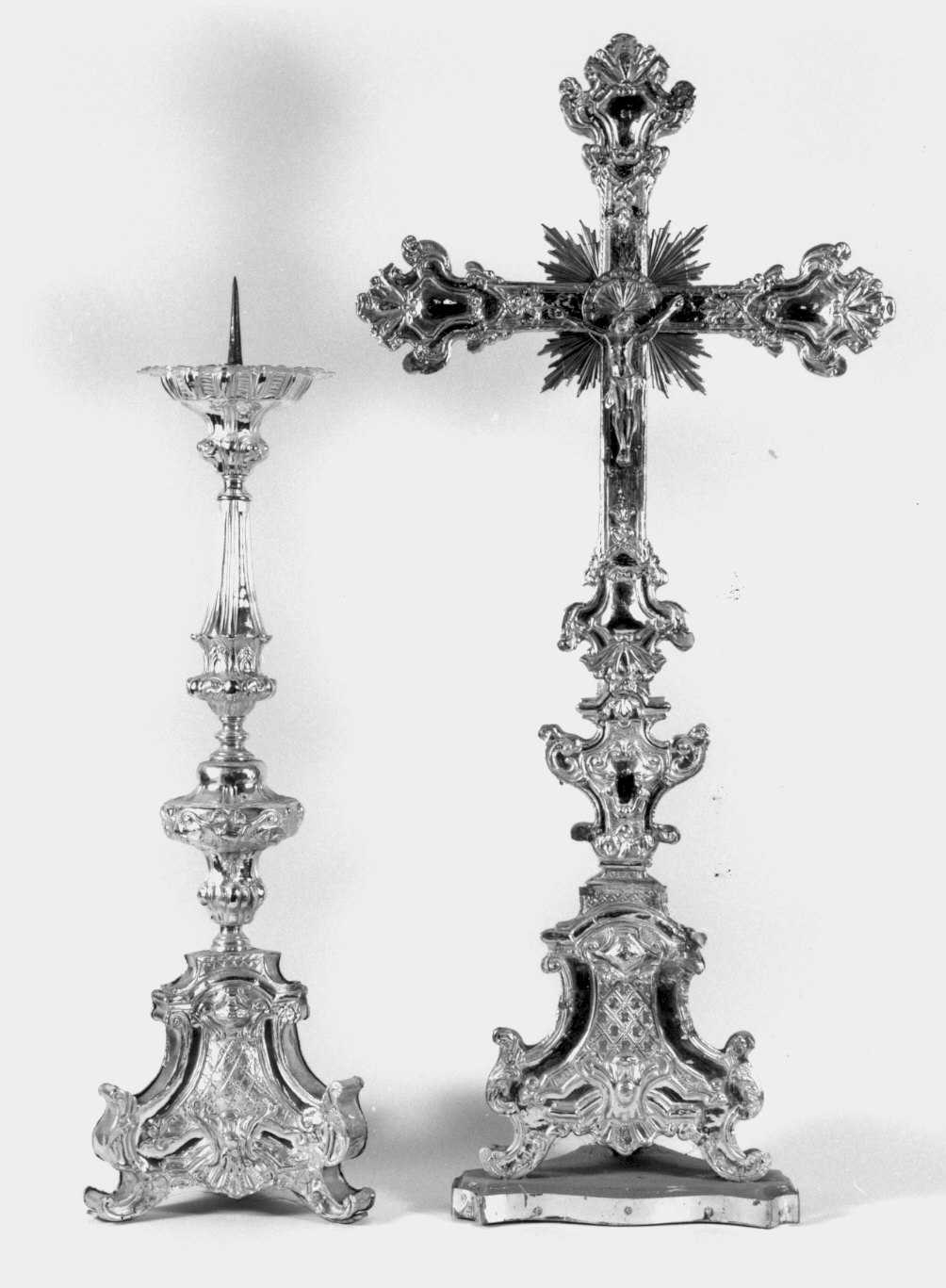 servizio d'altare, insieme - bottega lombarda (seconda metà sec. XVIII)