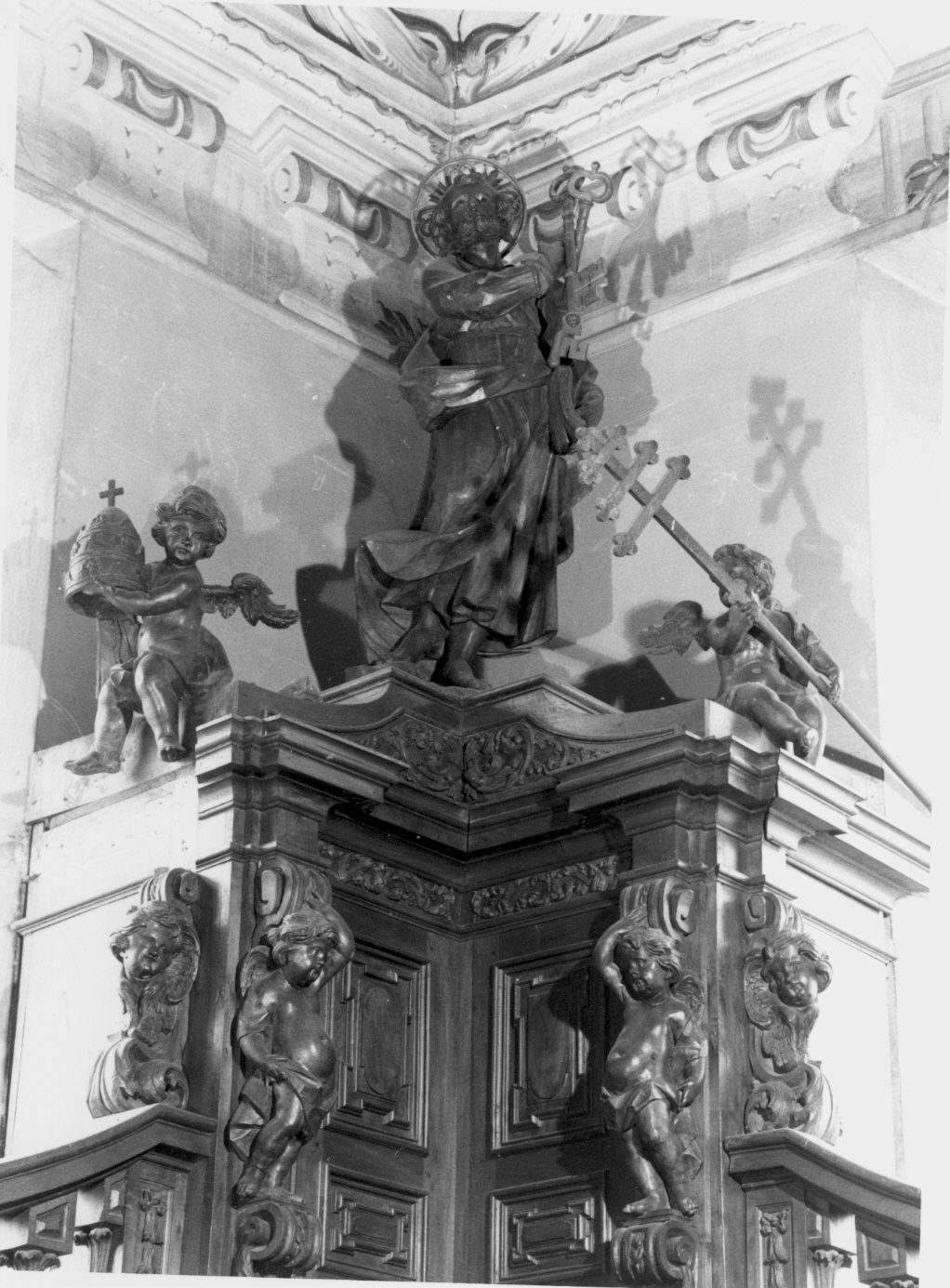 San Pietro (scultura) di Fallilela Antonio Raffaele (attribuito) (seconda metà sec. XVII)