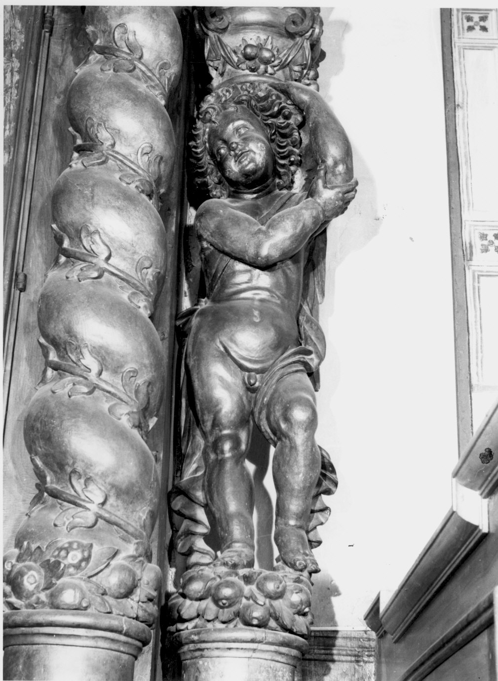 decorazione a intaglio di Fallilela Antonio Raffaele (attribuito) (seconda metà sec. XVII)