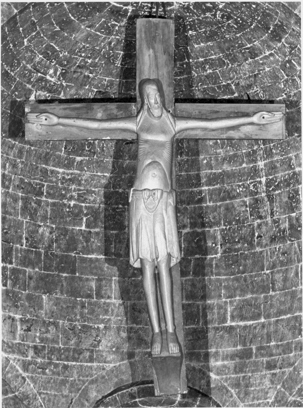 Cristo crocifisso (scultura, opera isolata) - bottega Europa settentrionale (sec. XII)