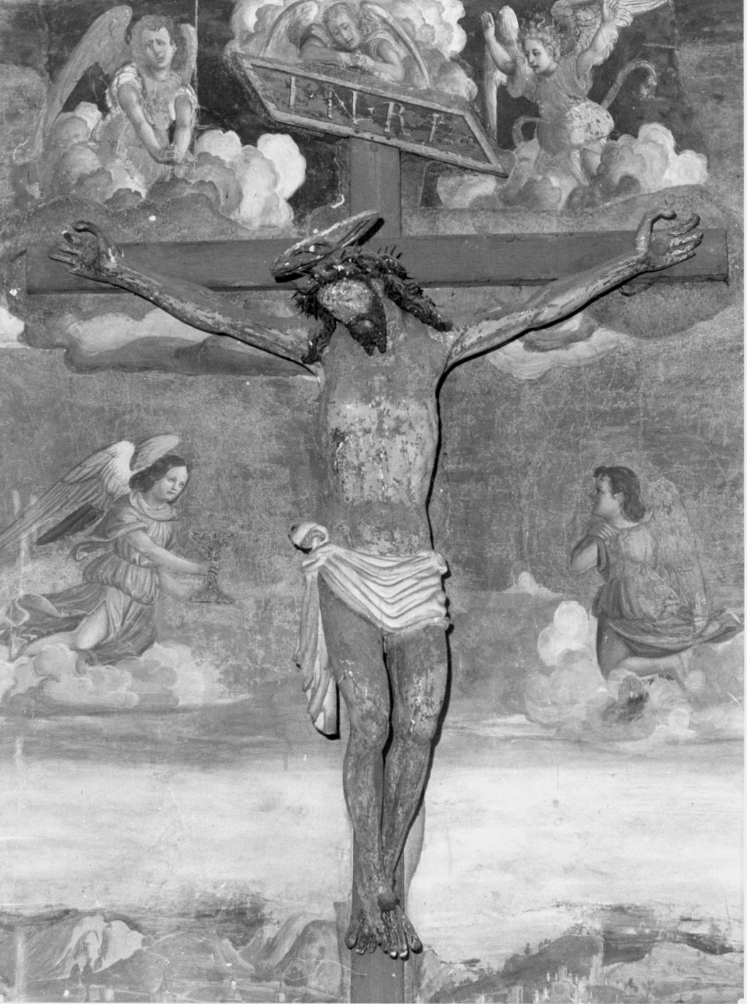 Cristo crocifisso (statua) - bottega lombarda (primo quarto sec. XVI)