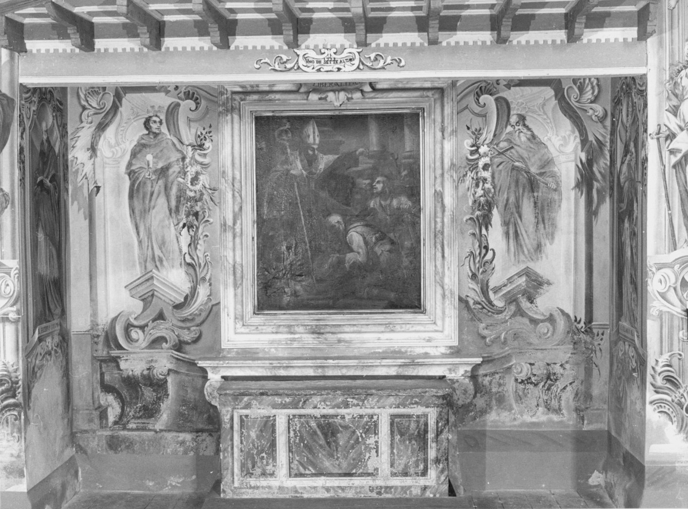 dipinto murale, ciclo di Valdani Alessandro (attribuito) (secondo quarto sec. XVIII)