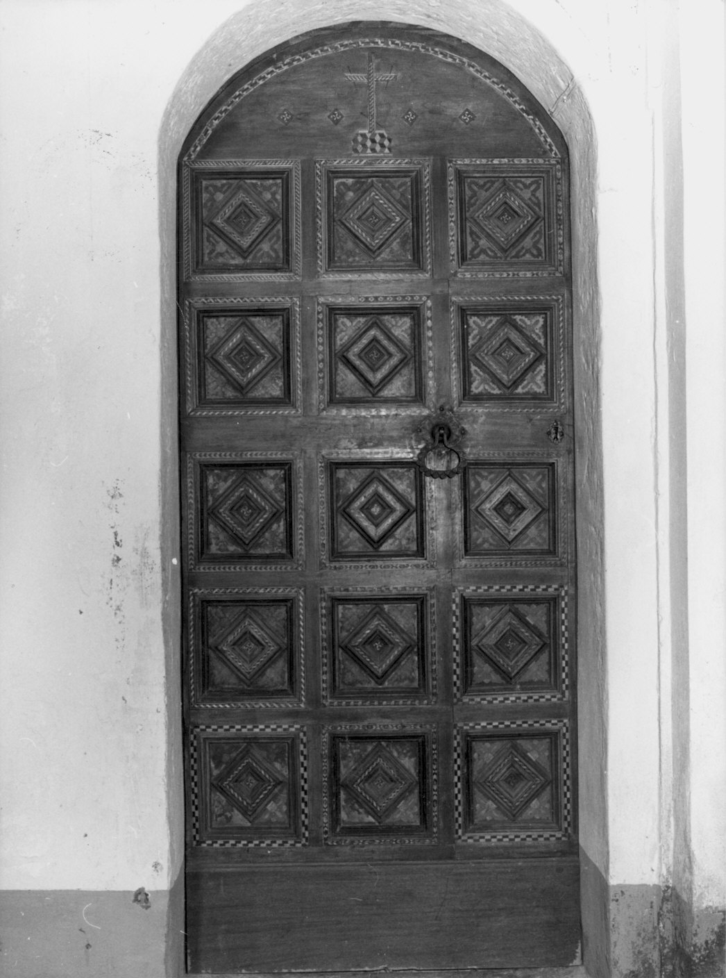 porta - ad un battente - bottega lombarda (sec. XVIII)