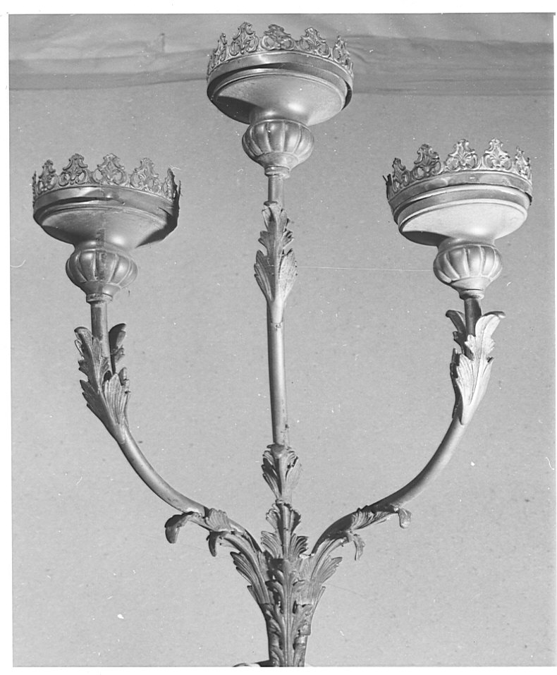 candeliere da parete, opera isolata - bottega lombarda (sec. XVIII)