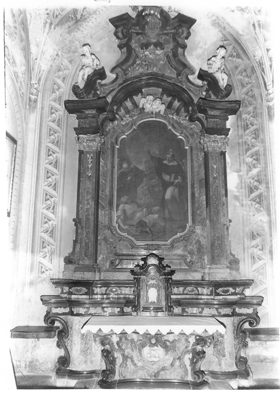 altare, opera isolata - bottega lombarda (metà sec. XVIII)