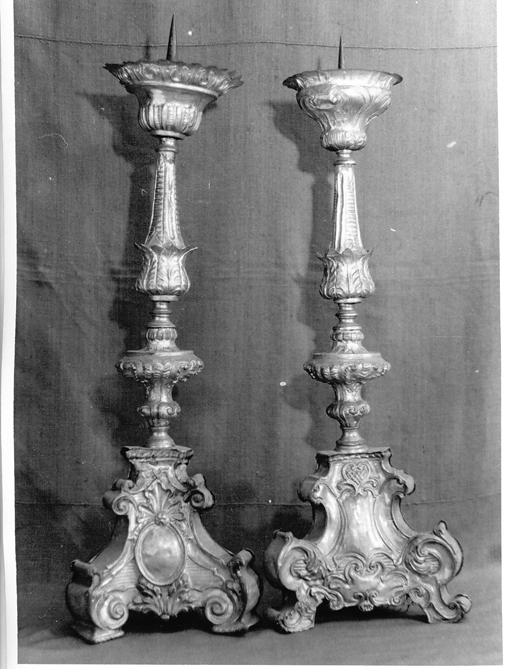 candeliere, serie - bottega lombarda (sec. XVIII)