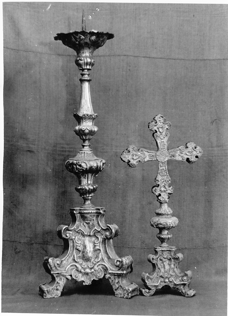 servizio d'altare, insieme - bottega lombarda (metà sec. XVIII)