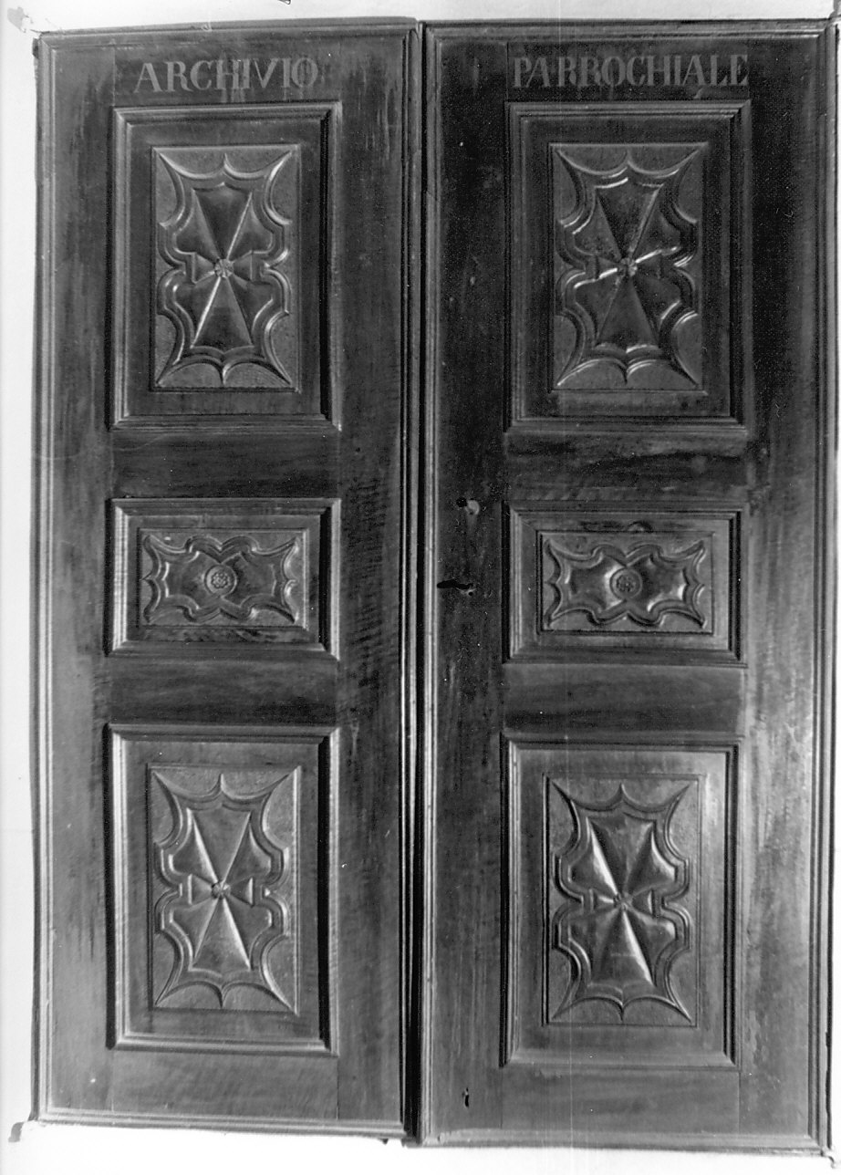 porta - a due battenti, opera isolata - bottega lombarda (sec. XVIII)