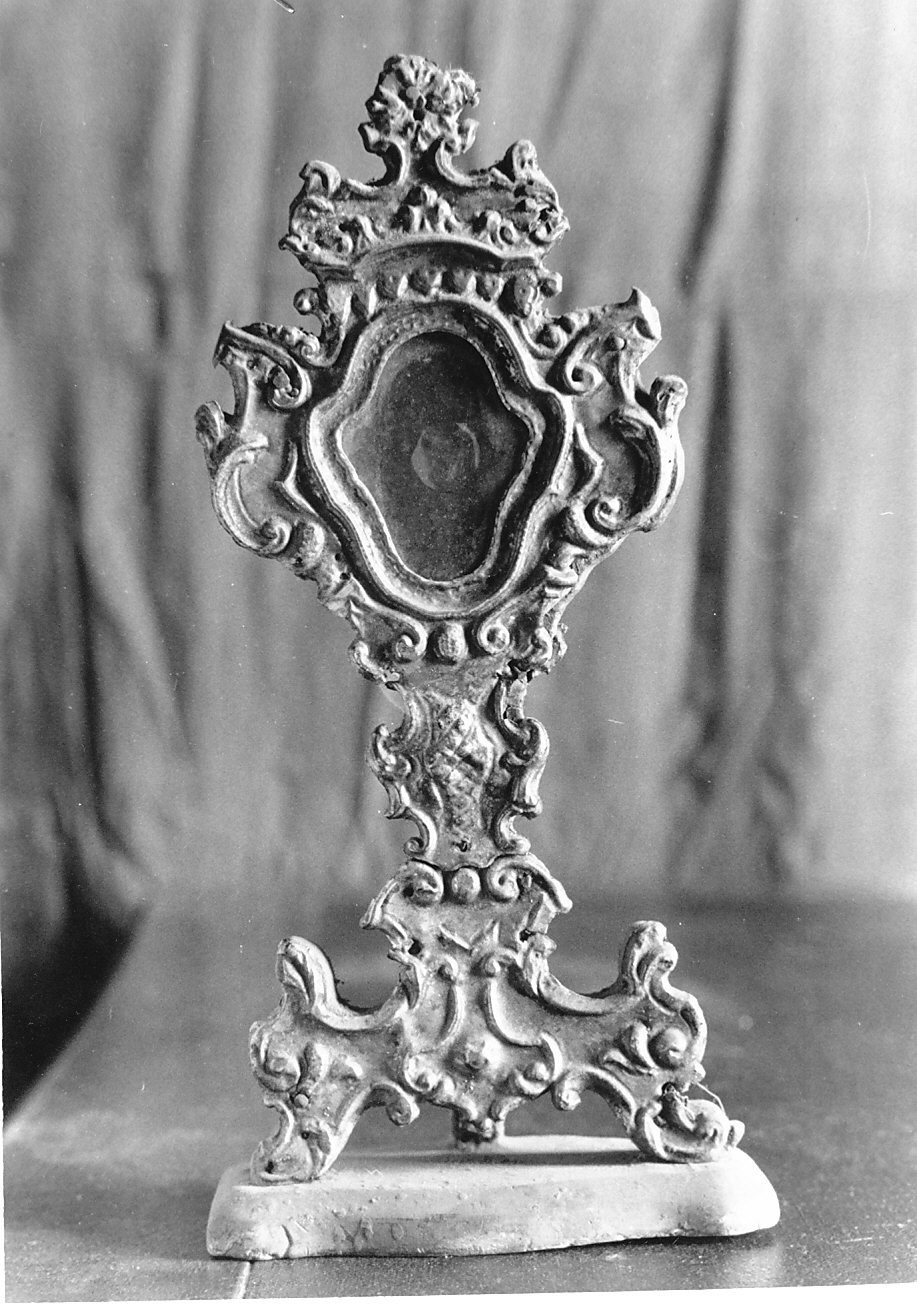reliquiario - a ostensorio, opera isolata - bottega lombarda (sec. XVIII)