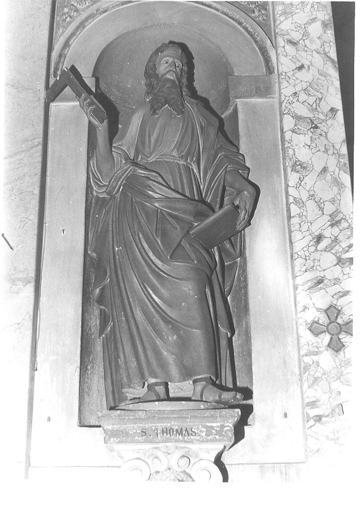 San Tommaso Apostolo (statua, opera isolata) - bottega lombarda (sec. XVII)