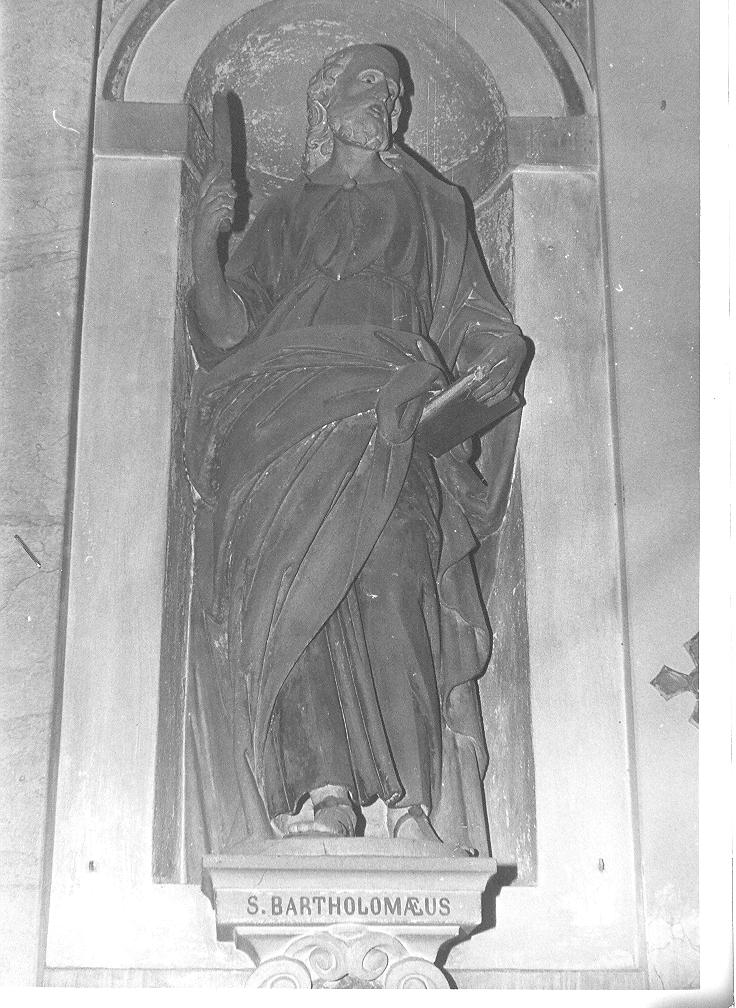San Bartolomeo Apostolo (statua, opera isolata) - bottega lombarda (sec. XVII)