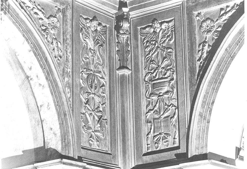 decorazione plastica, opera isolata - bottega lombarda (sec. XVII)