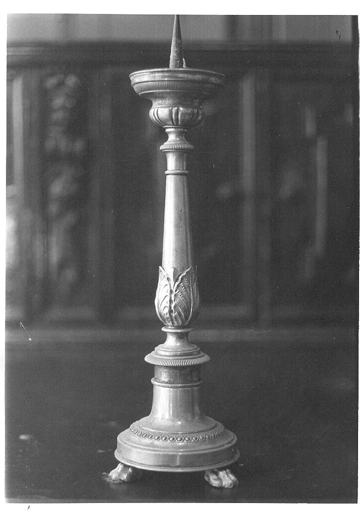 candeliere d'altare, coppia - bottega lombarda (sec. XIX)