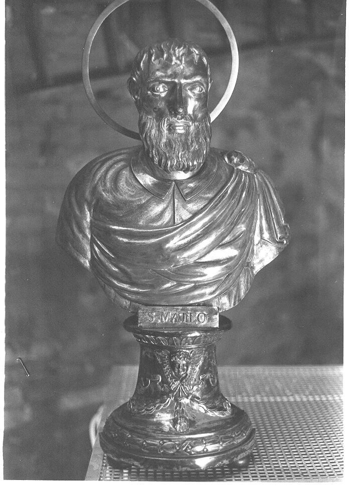San Matteo (busto, opera isolata) - bottega lombarda (secc. XVIII/ XIX)