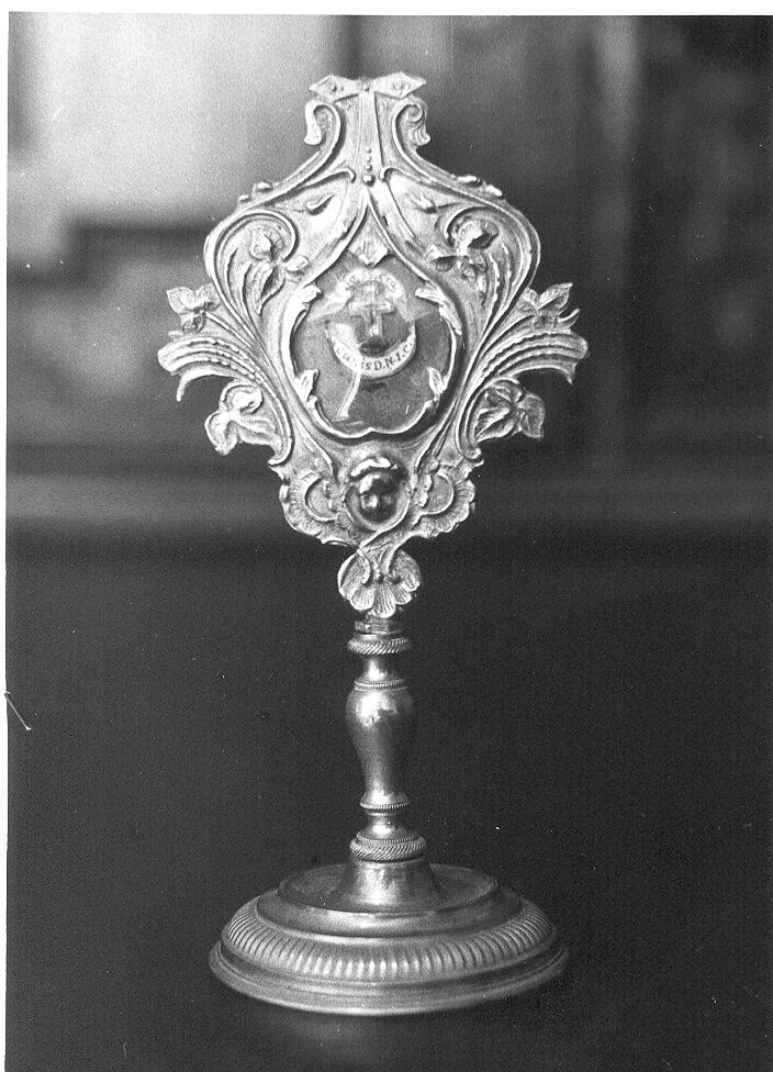 reliquiario - a ostensorio, opera isolata - bottega lombarda (sec. XIX)