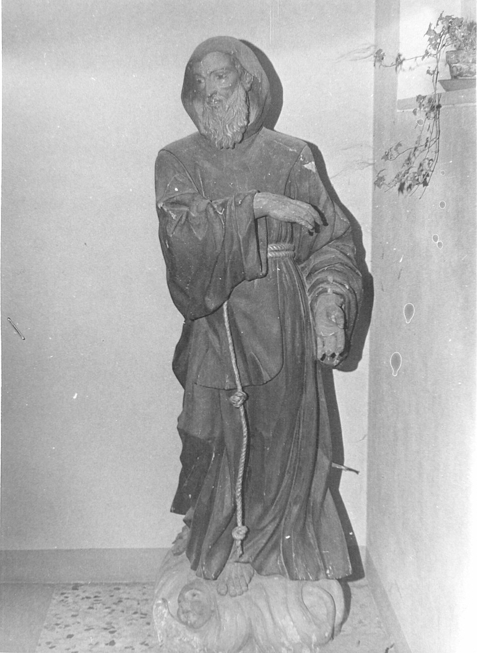 San Francesco di Paola (statua) - bottega lombarda (sec. XVII)