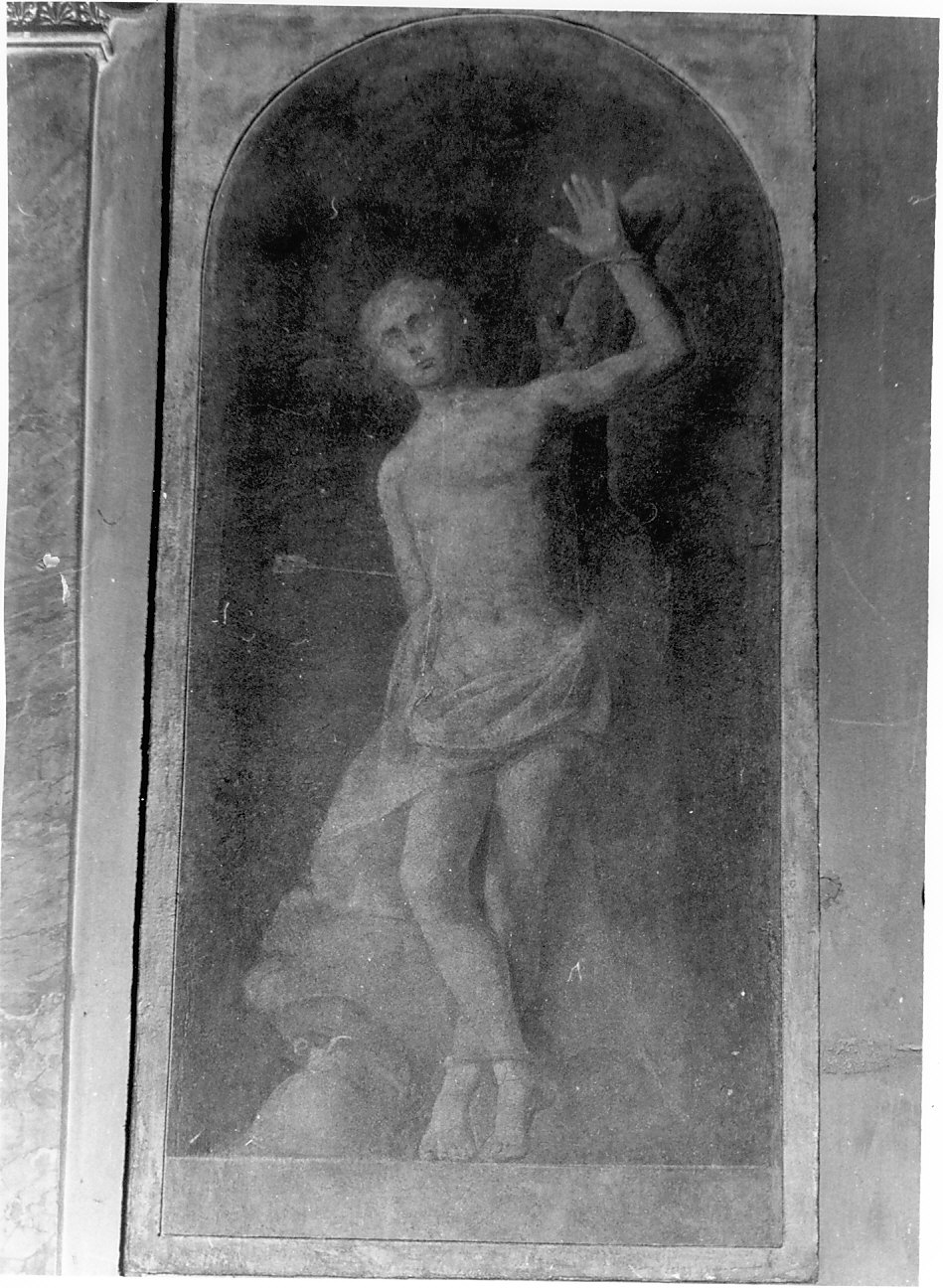 San Sebastiano (dipinto, opera isolata) di Garberini Giovan Battista (attribuito) (seconda metà sec. XIX)