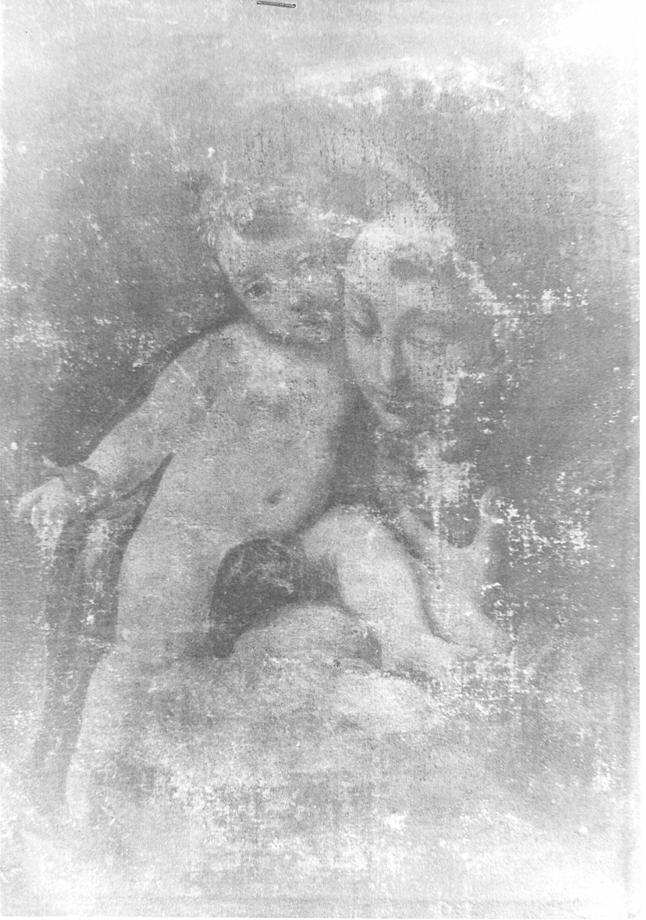 Gesù Bambino con santo, Gesù Bambino (dipinto) - ambito lombardo (sec. XVIII)