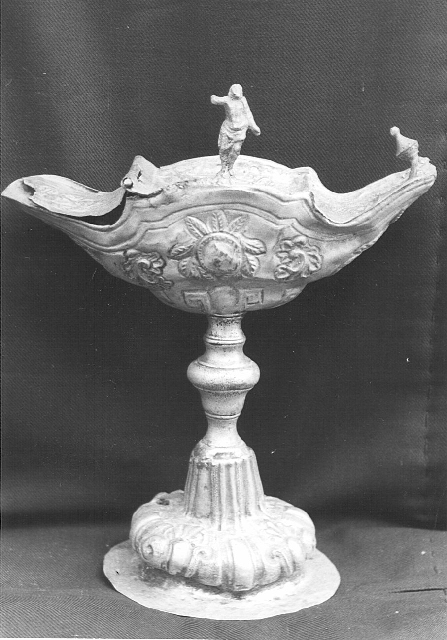 navicella portaincenso - bottega lombarda (seconda metà sec. XVII)