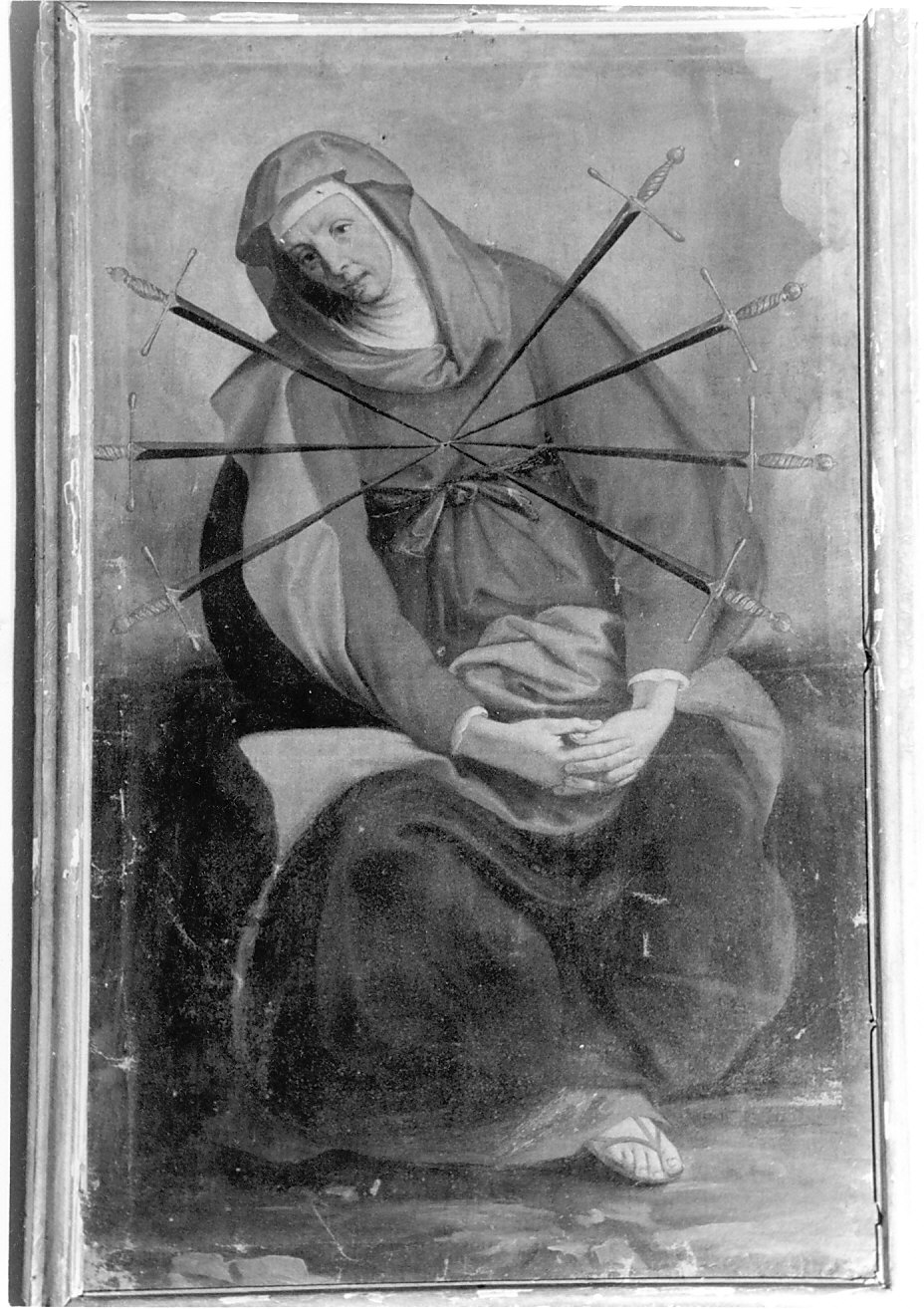 Madonna Addolorata (dipinto, opera isolata) - ambito italiano (fine/inizio secc. XVII/ XVIII)