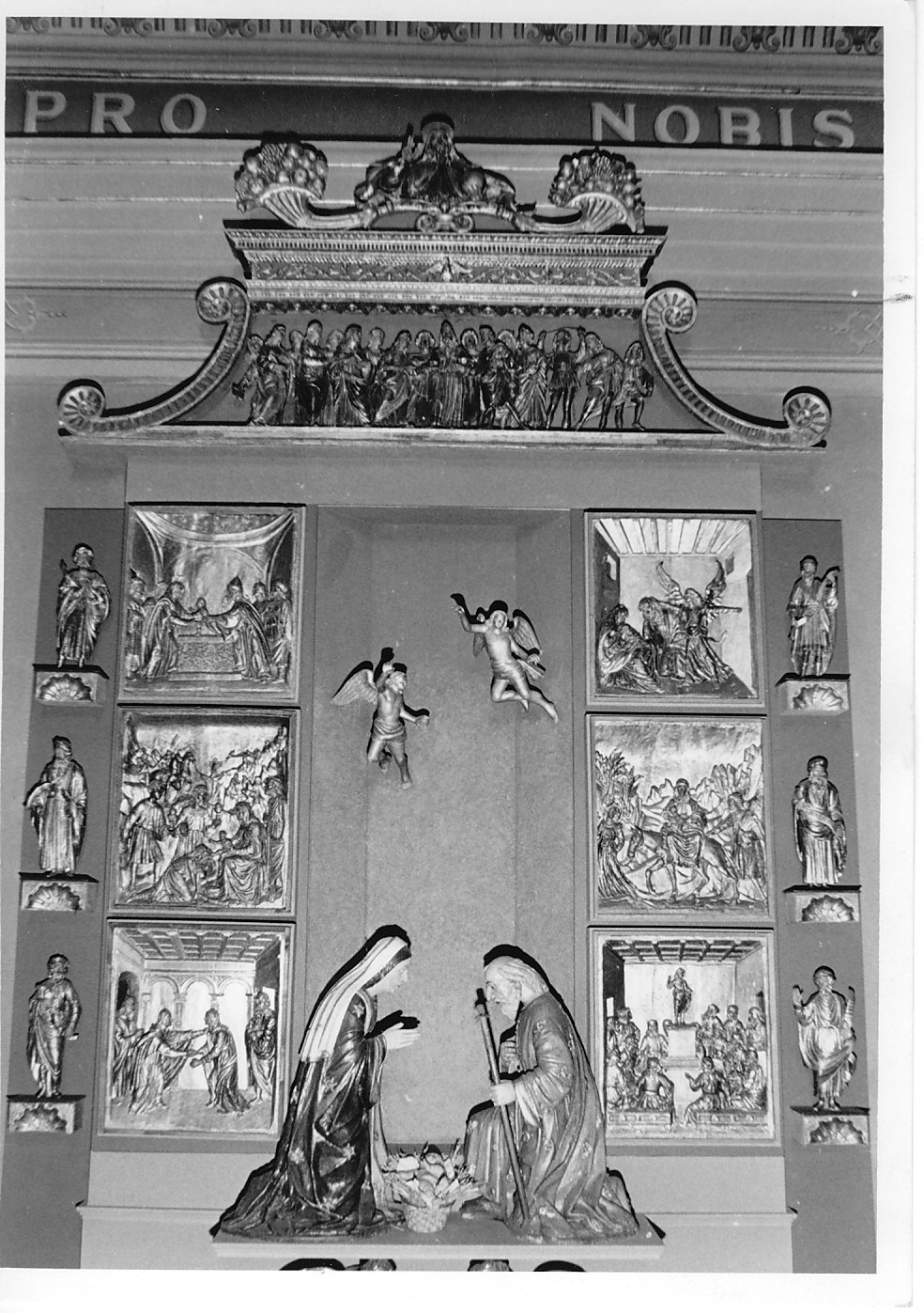 storie della vita di Maria Vergine e di Cristo (gruppo scultoreo, complesso decorativo) - bottega italiana (fine/inizio secc. XV/ XVI)